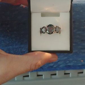 5 stone Mystic Topaz - size 7